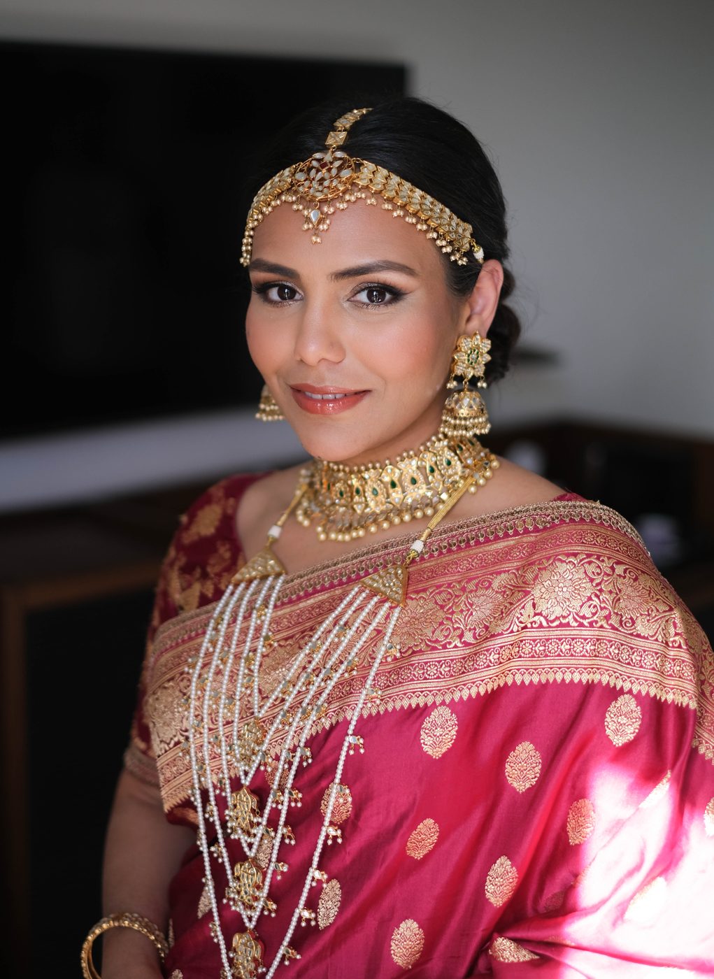 Indian bridal hair and makeup by Nikoleta Makeup & Team, photo 1